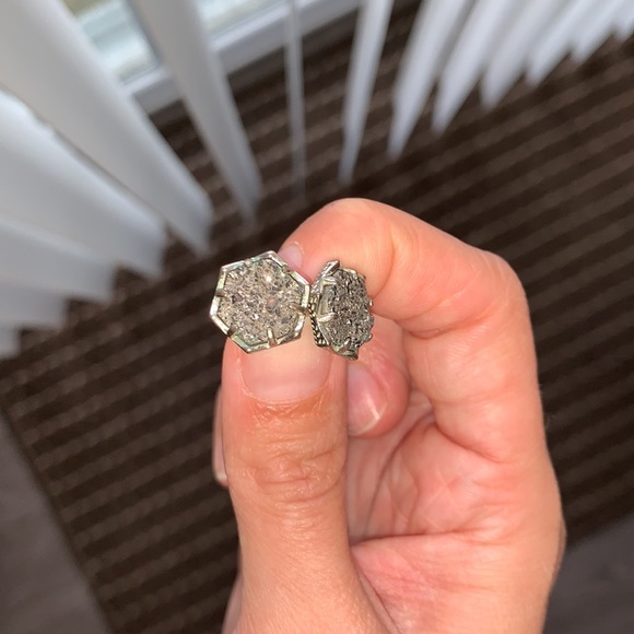 Kendra Scott Platinum Drusy Set - Picture 2 of 4